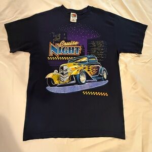 Fruit of the Loom Navy Cruise Night Tee